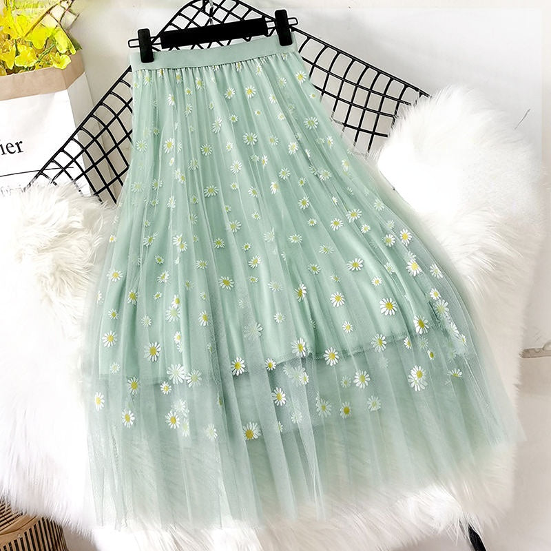 Skirts Women Tender Sweet Korean Style