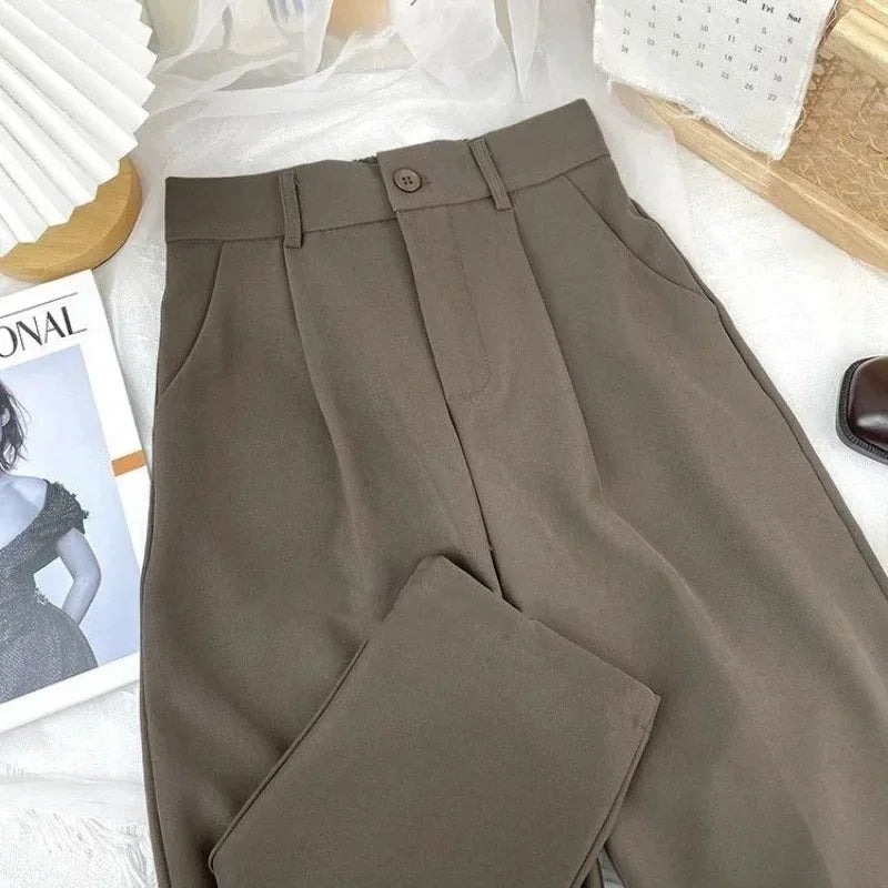 High Waist Fall/Spring Pants for Women