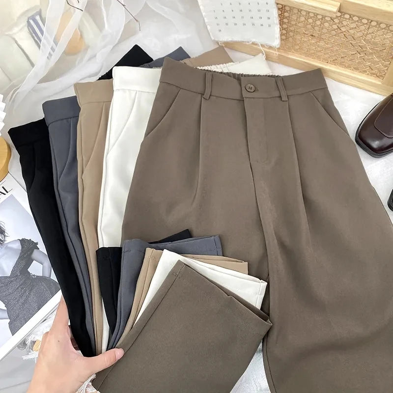 High Waist Fall/Spring Pants for Women