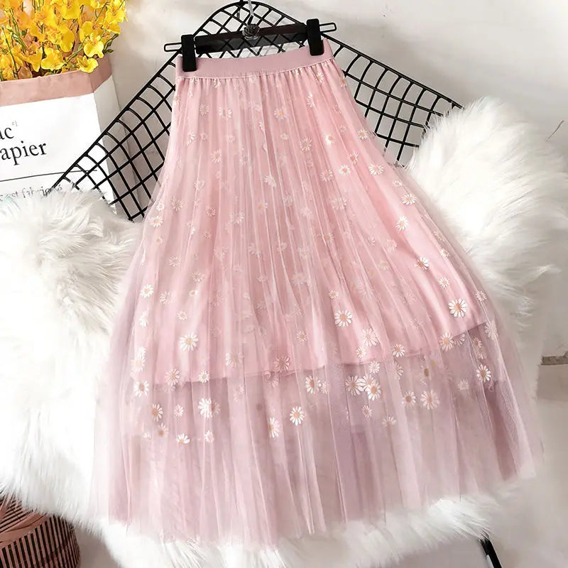 Skirts Women Tender Sweet Korean Style